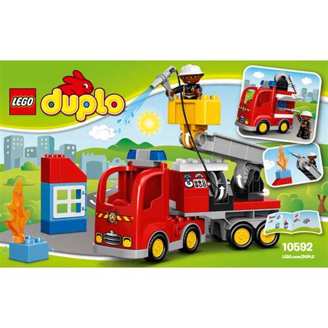 LEGO Fire Truck Set 10592 Instructions | Brick Owl - LEGO Marketplace