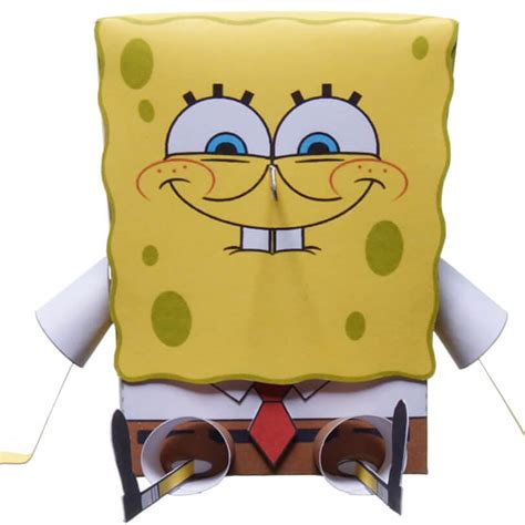 Spongebob Squarepants Paper Craft Model | Free Printable Papercraft Templates