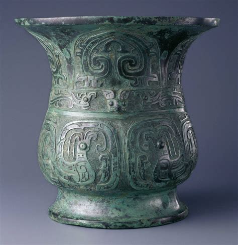 Chinese, Western Zhou dynasty, 11th century–771 B.C. Wine vessel (zun ...