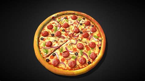 Pizza 3D models - Sketchfab