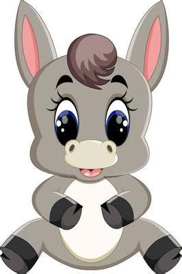 Braying cartoon donkey 2299570 Vector Art at Vecteezy Cute Cartoon ...