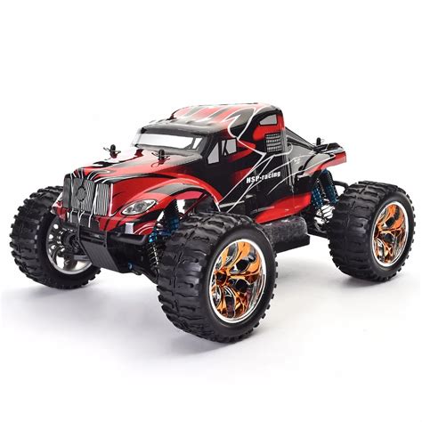 HSP Rc Car 1/10 Scale Model Off Road Monster Truck Remote Control Car 94111PRO Brushless ...