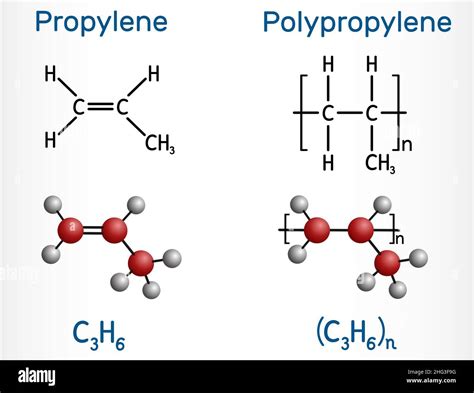 Propene molecular Stock Vector Images - Alamy