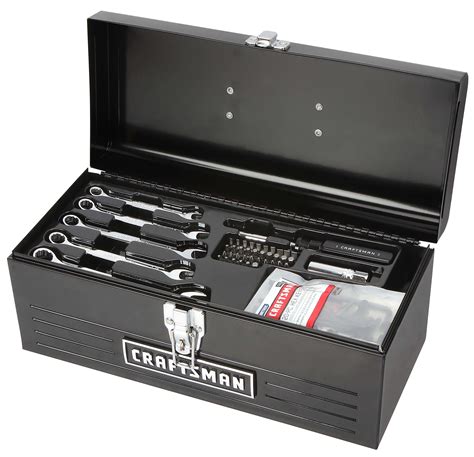 Craftsman 130-Piece Mechanic's Tool Set and 16-in Metal Toolbox