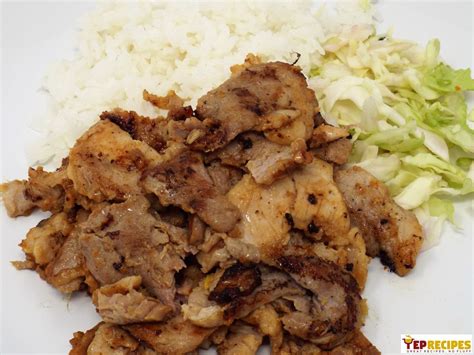 Pork Shogayaki (Japanese Ginger Pork) Recipe | YepRecipes