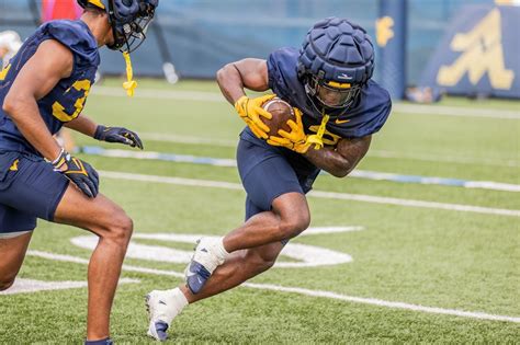 Photos from WVU Football's first open practice of 2023