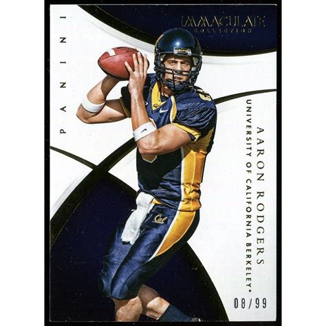 Aaron Rodgers 2015 Panini Immaculate Collegiate Multi-Sport Jersey ...