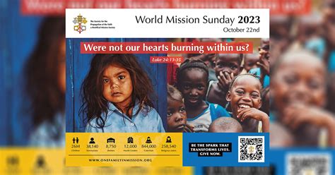 World Mission Sunday 2023: “Hearts on fire, feet on the move ...