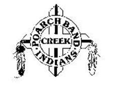 POARCH BAND CREEK INDIANS Trademark of POARCH BAND OF CREEK INDIANS ...