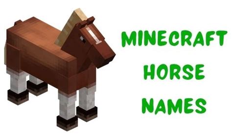 {1000+} » Minecraft Horse Names » [ Funny + Unique + Famous ]