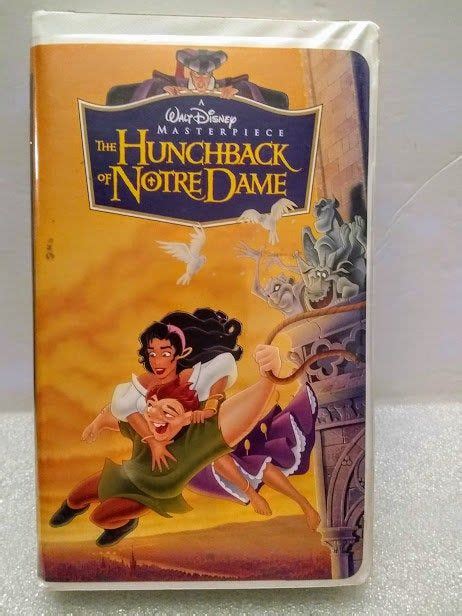 1997 The Hunchback of Notre Dame VHS Walt Disney Masterpiece Collection ...