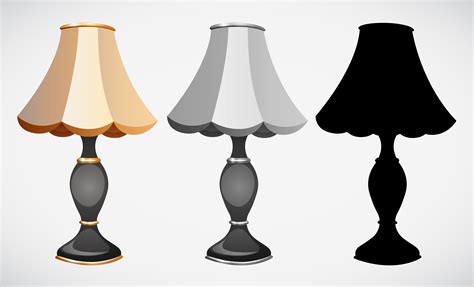 Set of lamp decor 293255 Vector Art at Vecteezy