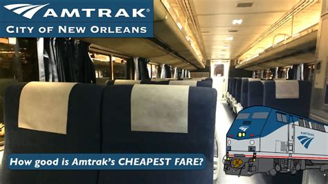 Riding the Amtrak “City of New Orleans” | COACH CLASS Review - YouTube