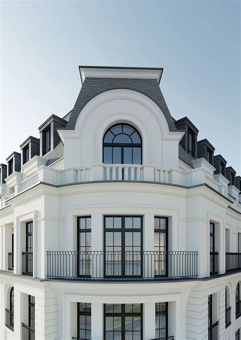 Modern / French style building | Neoclassical architecture, Facade ...