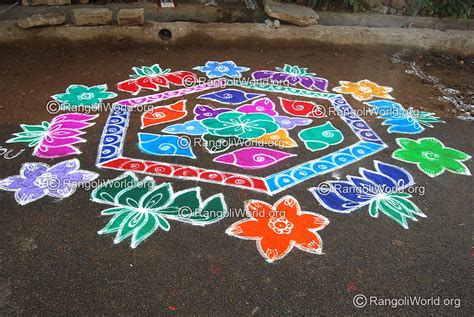 Lotus kolam designs gallery