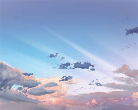 Anime Cloud Wallpapers - Top Free Anime Cloud Backgrounds - WallpaperAccess