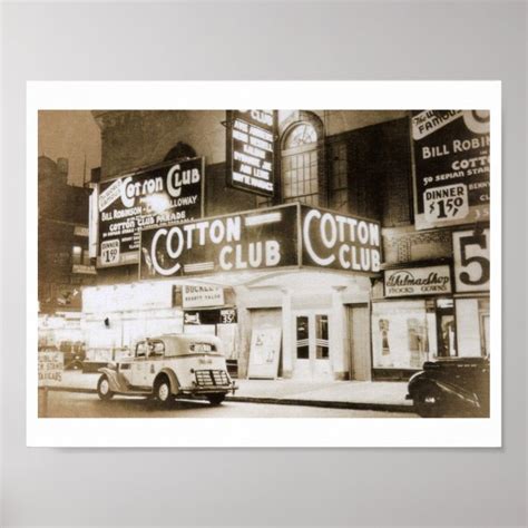 Cotton Club, New York City Vintage Poster | Zazzle