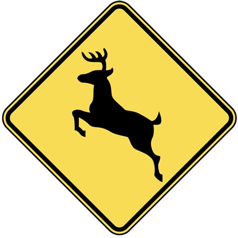 Deer Crossing Sign: Meanings & Examples for the DMV Written Test | PuedoManejar.com