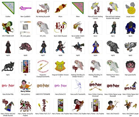 Harry Potter Embroidery Designs Free | Hand Embroidery