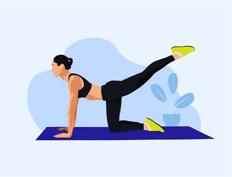 Workout Woman Illustration - Stay Safe & Healthy | Sports illustrations ...