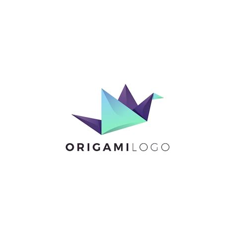 Premium Vector | Origami logo