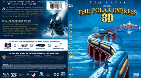 The Polar Express 3D - Movie Blu-Ray Scanned Covers - The Polar Express 3D - Bluray :: DVD Covers