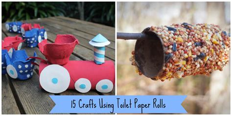 15 Crafts Using Toilet Paper Rolls