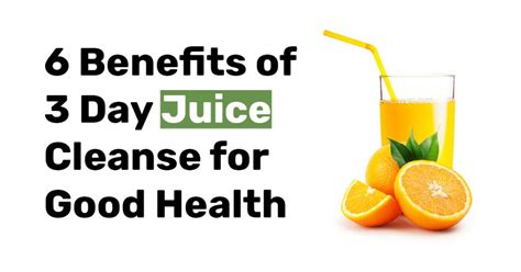 6 Benefits of 3 Day Juice Cleanse for Good Health | HealthyTed