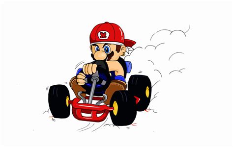 Mario Kart Drawing at PaintingValley.com | Explore collection of Mario ...