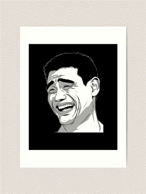 "Yao ming Meme" Art Print by Hard-Boiled | Redbubble