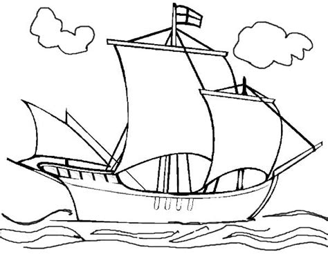 Mayflower Ship Drawing at PaintingValley.com | Explore collection of Mayflower Ship Drawing