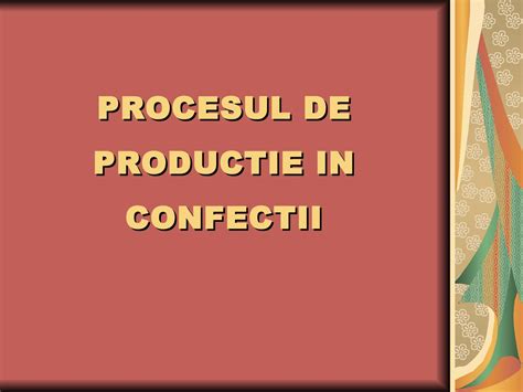 Calaméo - Proces De Productie In Confectii