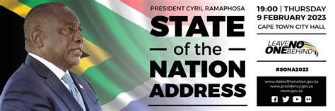 State of the Nation Address 2023 | South African Government