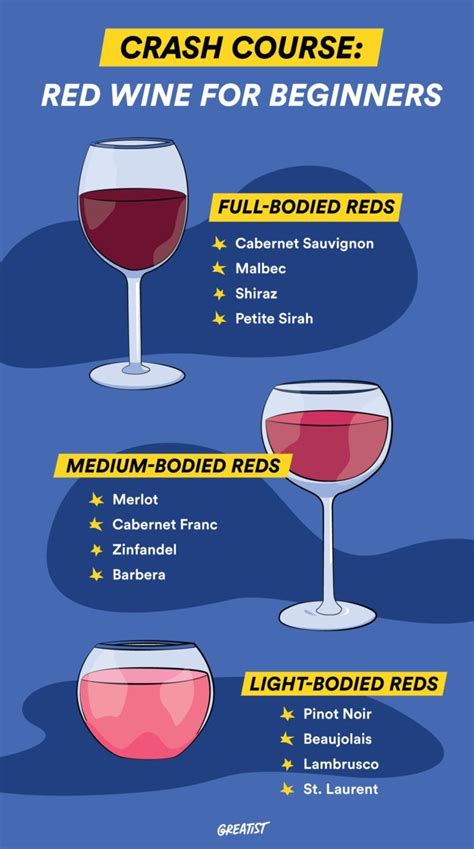 Red Wine Guide | Red wine for beginners, Wine drinks, Red wines guide