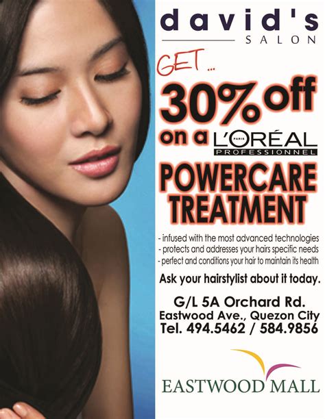 To my friends in Manila please avail yourself of the David Salons promo at the location on the ...