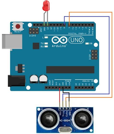 How to Build an HC-SR04 Distance Sensor Circuit - duino