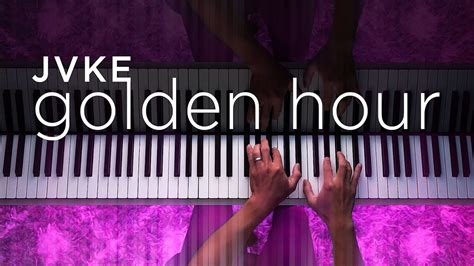 JVKE - golden hour (PIANO COVER) + SHEET MUSIC - YouTube