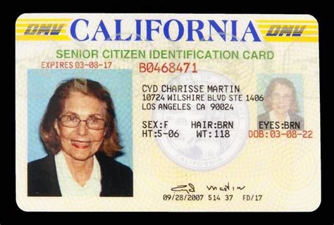 CYD CHARISSE STATE IDENTIFICATION CARD - Current price: $150