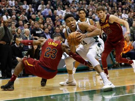 Lebron James Gets Mad, Tries Stomping Giannis Antetokounmpo | Shorewood, WI Patch