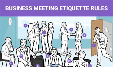 Business Meeting Etiquette Rules #infographic | Business etiquette ...