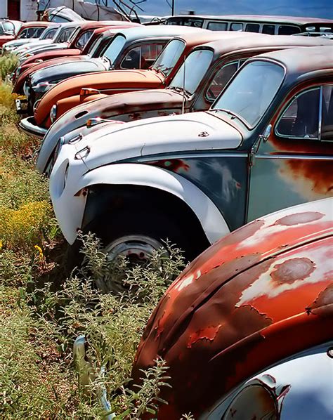 This Alamogordo, New Mexico salvage yard held a number of derelict Volkswagens. – Our Adventures