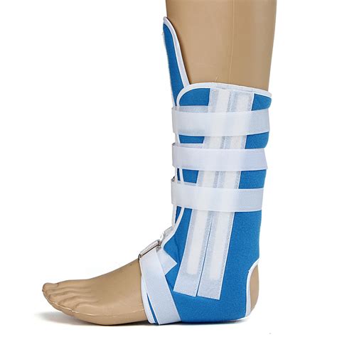 Medical Ankle Foot Walking Brace Support Splint Boot Strap Sprain Pain ...