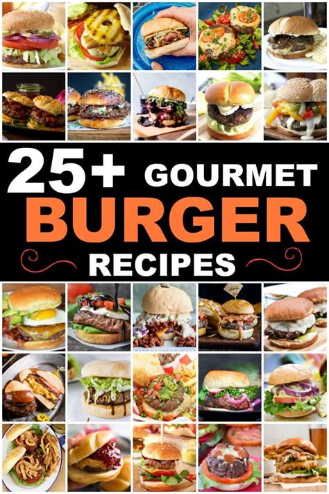 25+ Gourmet Hamburger Recipes - Snappy Gourmet