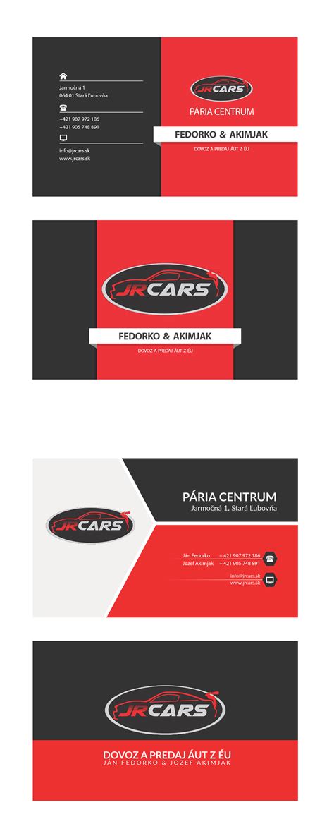 Business card for car dealer on Behance