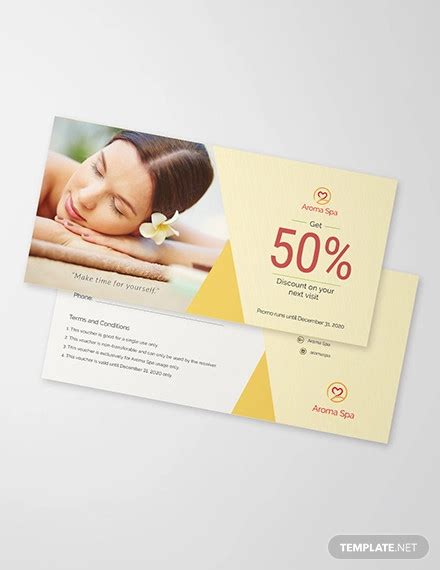 Spa Voucher - 30+ Examples, Illustrator, Word, Pages, Photoshop, Publisher