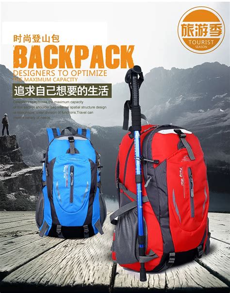 Waterproof Travelling Backpacks Outdoors Camping Pack Bags Gym ...