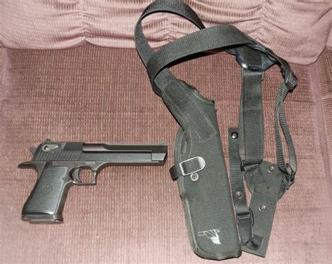 Desert Eagle Cal .44 Mag & Shoulder Holster For Sale at GunAuction.com - 11195412