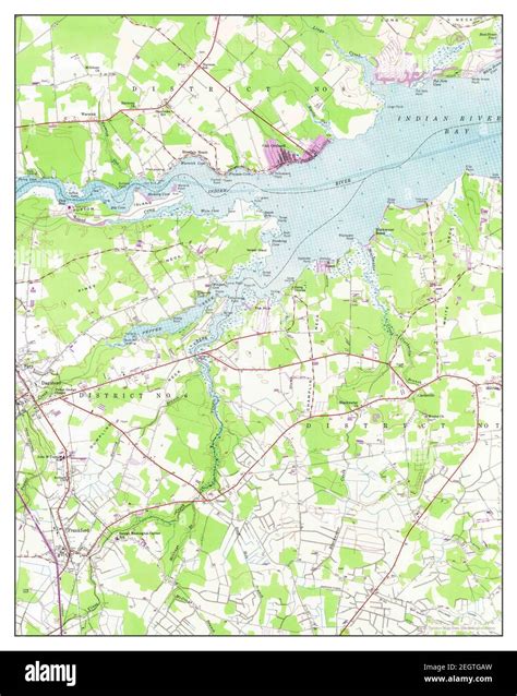 Frankford, Delaware, map 1955, 1:24000, United States of America by Timeless Maps, data U.S ...