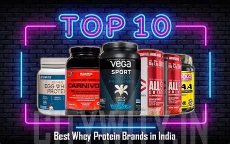 Top 10 Best Whey Protein Brands In India 2024 - CityWity