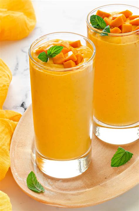 Mango Smoothie Recipe (Easy, Healthy and the Best) - Cubes N Juliennes